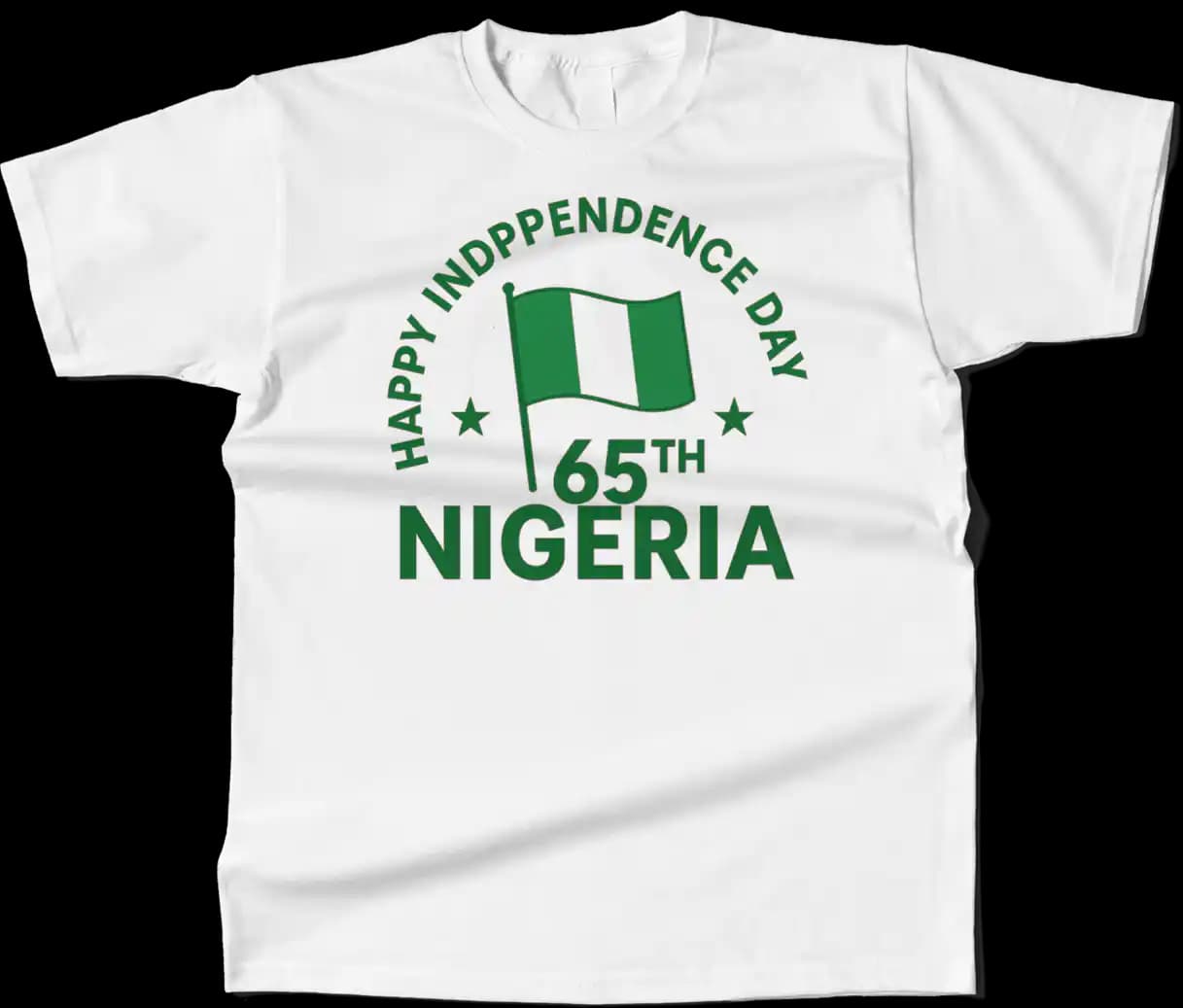 Nigeria 65th Independence Unisex Cotton Tee